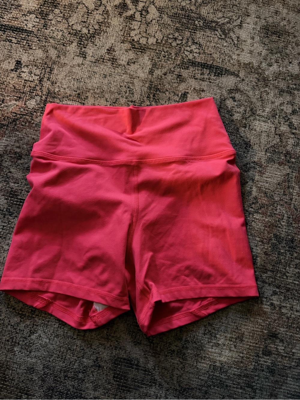 Fleo Women's High-Rise Hot Pink Bike Shorts